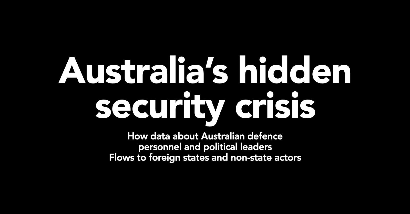 Featured image for “Australia’s hidden security crisis”